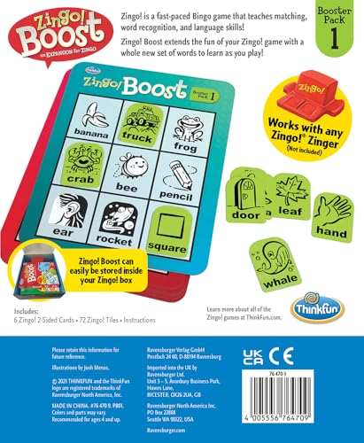 Zingo! Booster Pack #1 - Expansión para juego Zingo! miniatura 5