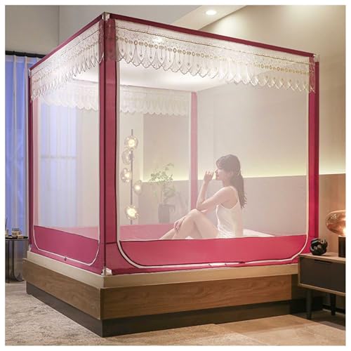 XYUERU Tragbares Moskitonetz Bettdach mit Boden