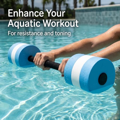 Pool Weights 2 en 1 Diseño seguro para niños de espuma EVA azul miniatura 3