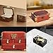 RAYNAG Set of 2 Butterfly Latch Hasp & Screws, Small Wooden Jewelry Boxes Suitcase Cabinet Lock Latches, Bronze, Antique Look