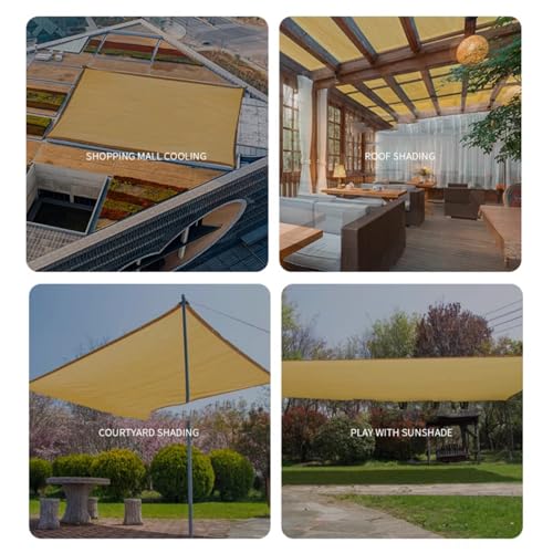 Toile de jardin pour protection solaire haute densité de 5x8 m - 8