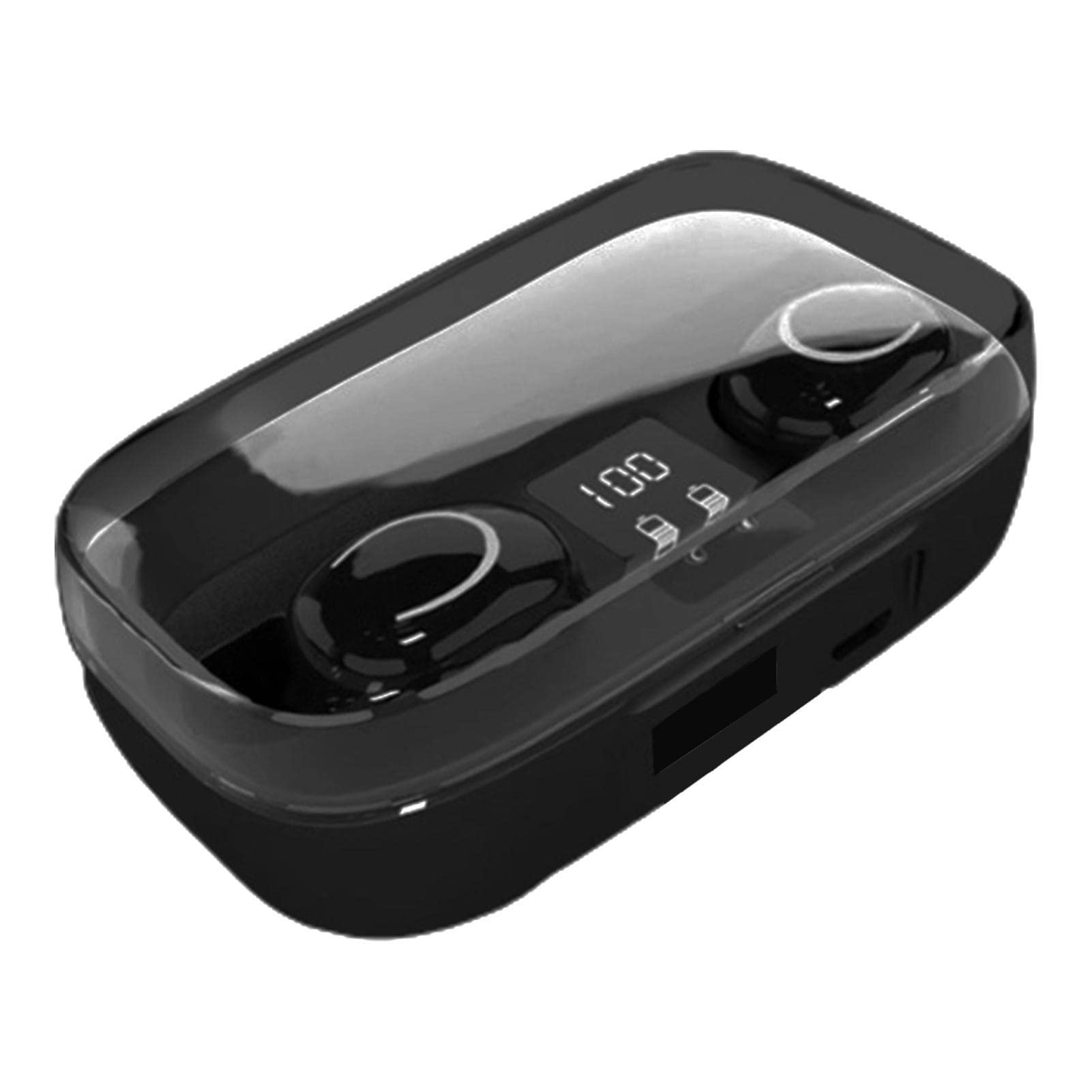 Pomurom Boxed Ear Bugs, Waterproof Earphone With Digital Display Touch, Control Wireless Bluetooths Earphones Headphones Earbuds Headset