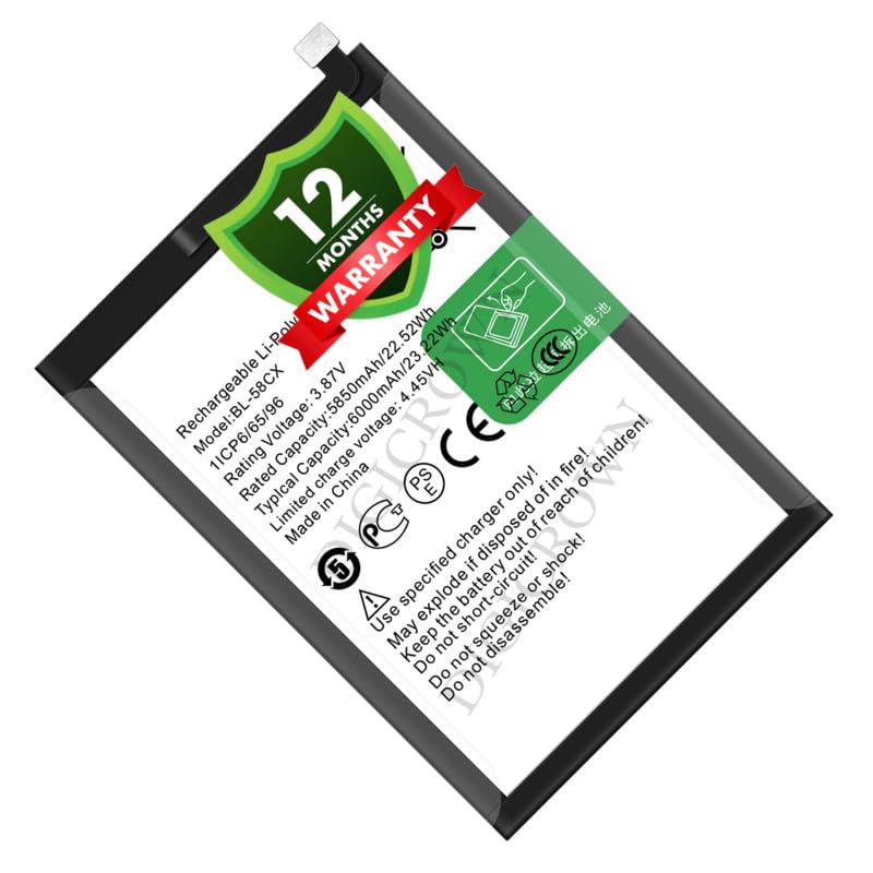 Image of Original BL-58CX Battery Compatible for Infinix Hot 10i (PR652B, PR652C, X658B, X658E, X659, X659B) - (4000mAh) - 1 Year Warranty