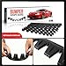 Universal Front Bumper Scrape Guard Skid Plate Protection Guard Anti-Scratch Kit Scrape Protector Plate Skid Plate Compatible with Lowered Cars/SUV, Car Bumper 8 Pack