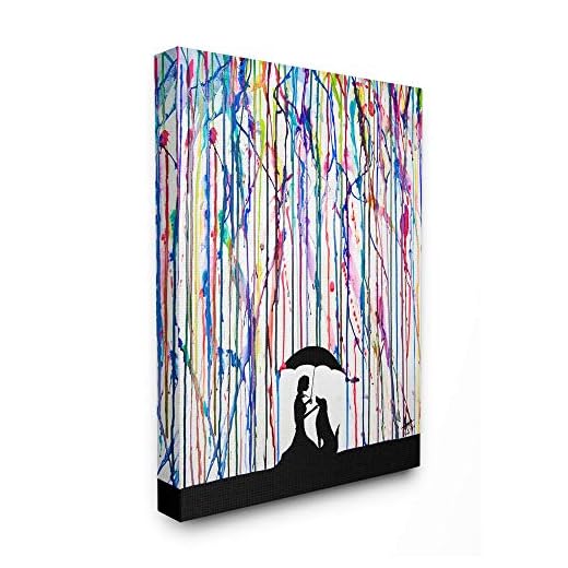 Stupell Industries Melting Colors Umbrella Art