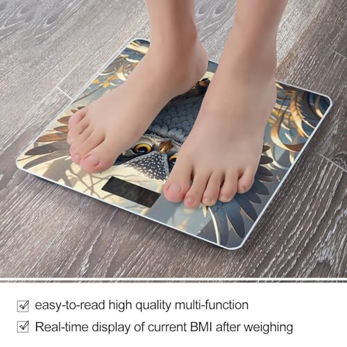 Báscula digital de baño con plataforma de vidrio templado miniatura 5