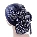 Pluto & Fox Turbante Gorra Pañuelo Para Cabeza De Tela De Mujer...