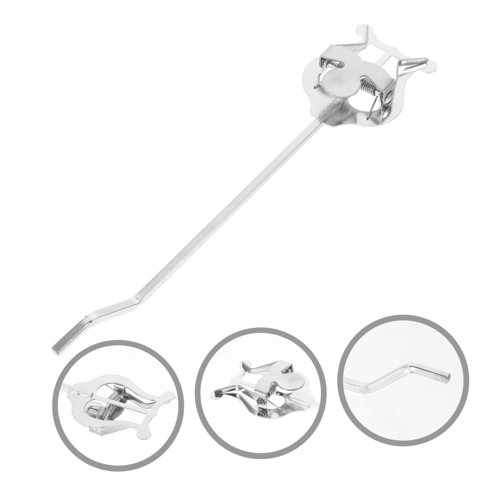 ibasenice 3 Pezzi Supporto Per Spartiti Musicali Ergonomico Per Tuba Morsetto Per Spartiti Musicali in Ferro Per Clarinetto Robusto Supporto Per Libri Musicali Accessorio Per Strumenti