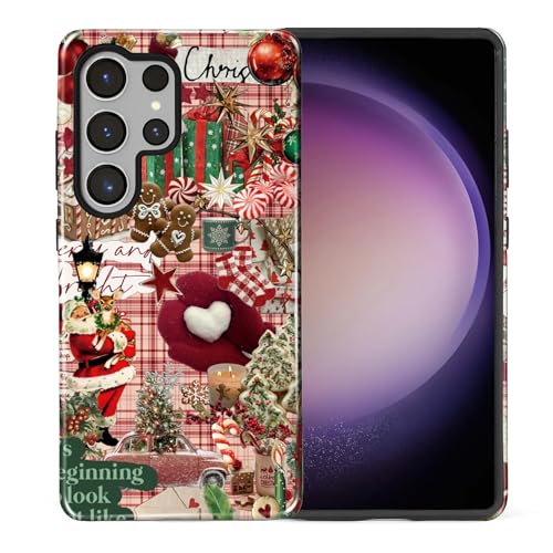 Coque Samsung S25 Ultra anti-chute et anti-rayures au motif de Noël