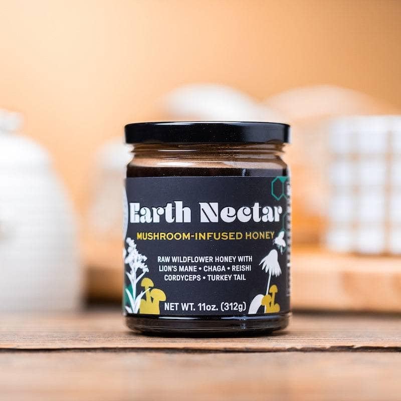 Miel silvestre infusionada con hongos Earth Nectar miniatura 3