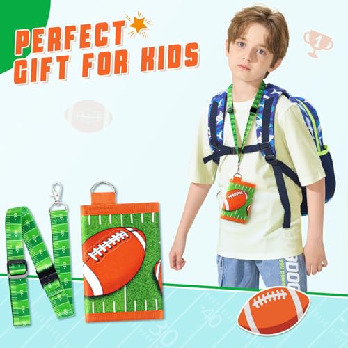 Image of WAWSAM Football Kids Wallet for Boys, Trifold Boys Wallet for Kids Age 4-18