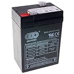 OUTDO 6V 5Ah Rechargeable Sealed Lead Acid Battery. Ideal for ride on toys, torches, alarm systems, UPS & many more