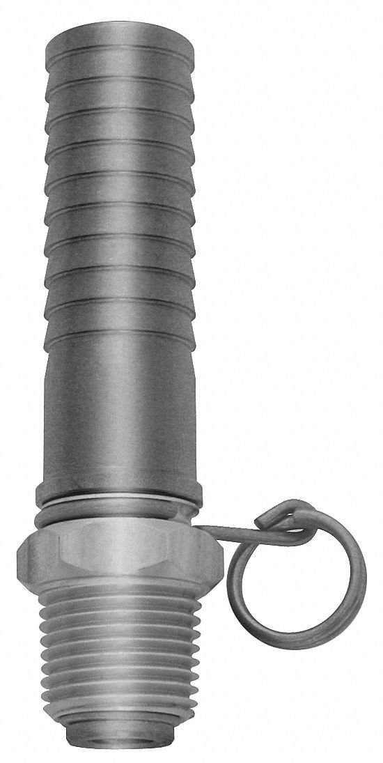 Sani-Lav Stainless Steel Swivel Hose Adapter, For Use With Nozzles and Hose - N21S