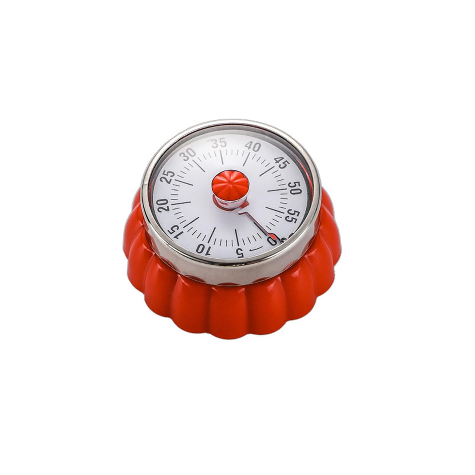 Stainless Steel Mechanical Kitchen Timer with Attachments for Cooking Baking and Fitness 60 Minutes Countdowns Stainless Steel Countdowns Timer