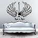 Produktbild Wall Decal Art Decor Decals Sticker Music Guitar Rock N Roll Wings Blues Jazz Note Cassette Audio Tools (M839) by DecorWallDecals