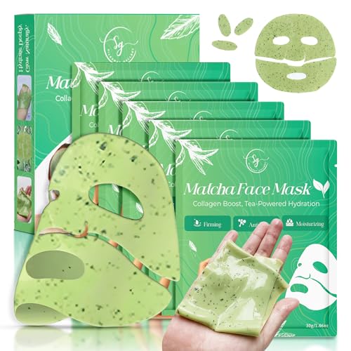 2025 New Premium Matcha Green Tea Face Mask – Detoxifying & Hydrating Clay Mask for Deep Pore Cleansing, Anti-Aging, Blackhead Removal, Oil Control & Radiant Skin – Gentle Formula for All Skin Types