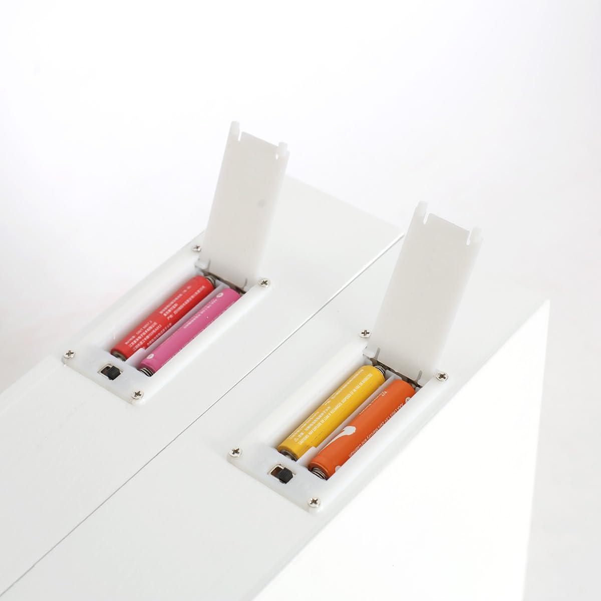 PE Weihnachten Adventskalender zum Befüllen Holz mit LED Kinder -Winterwald Szene-24 Schubladen Weihnachtskalender mit Silber Rentier Dekorative & Funktionale Aufbewahrung von Weihnachtsgeschenken