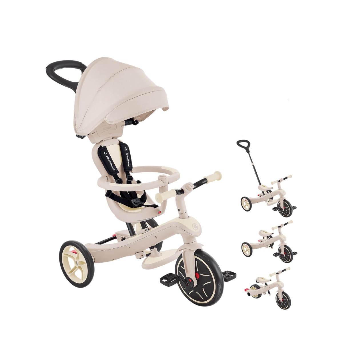 Globber - Tricycle évolutif Explorer 4 en 1 Deluxe ECO -