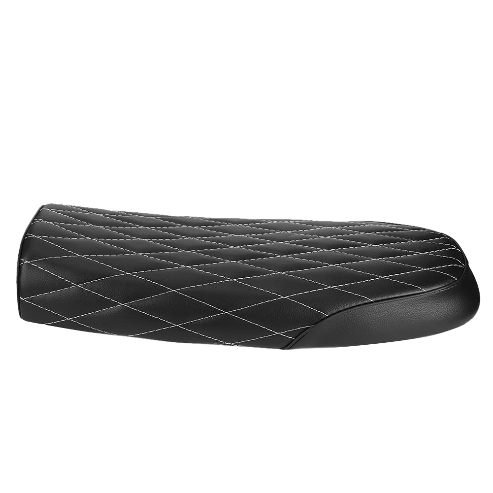 Passeport de selle antidérapant style vintage pour CB CL AX100 CG125, Café Racer Racing Experience (noir A)