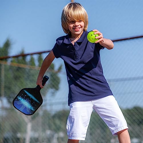 Ensemble de pickleball complet avec raquettes en graphite et sac portable - 7