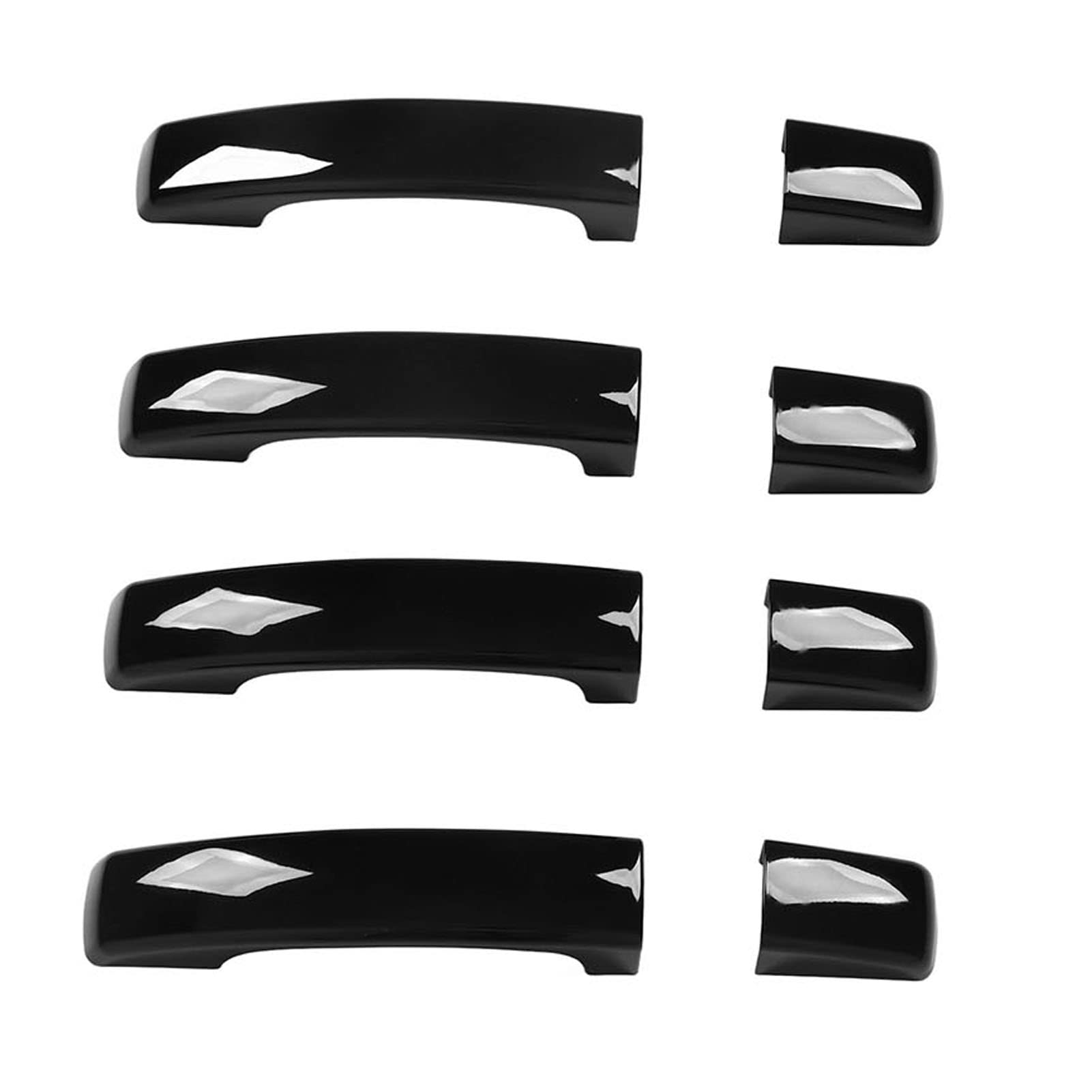 Poignée de porte extérieure de voiture kit de protection noir brillant pour LR4 2010-2016