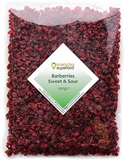 Dried Barberries 200g Natural Raw & Premium Quality Barberry, a Great Dried Cranberries Alternative