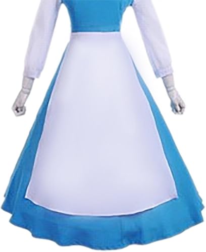 Miniatura 3 de Delantal de cintura de sirvienta blanco, traje de cosplay de Halloween, disfraz de medio vestido para fiesta