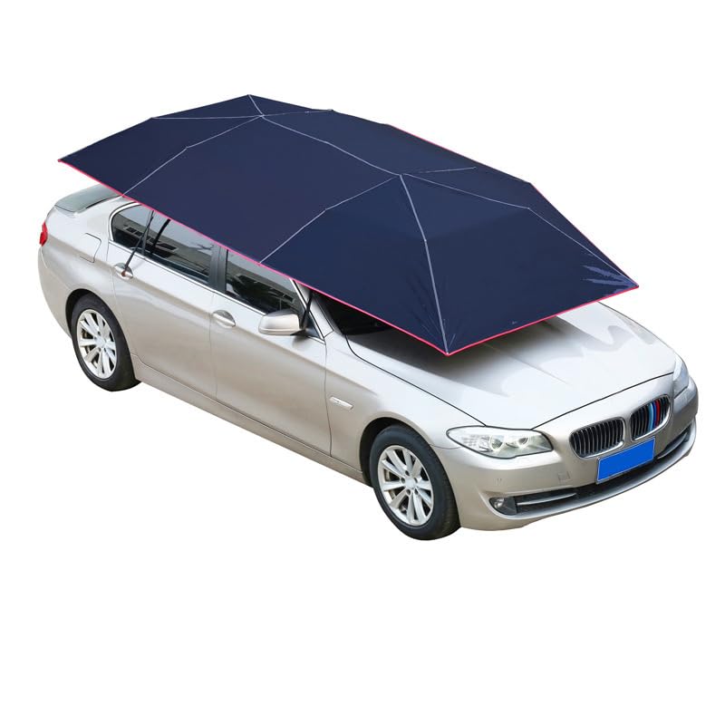 LNYXQXCar Awning 4.2m Portable Outdoor Umbrella Roof Cover UV Protection Kits Sun Shade, Rooftop Tent