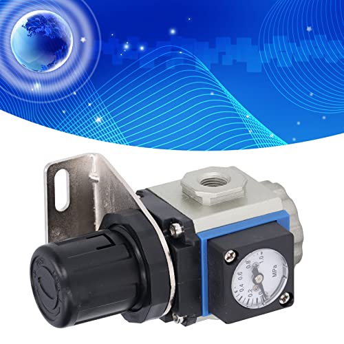 Fdit Air Compressors Pressure Regulator, Aluminum Alloy Mini Pressures Regulators Kit Small Drift Balanced Design for… - Image 3