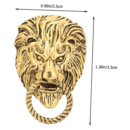 Soimiss Lion Brooch Mens Lapel Pin Trendy Accessories Mens Brooches For Suits Cool Loin Brooch Comfyn Mens Accessories Men Brooch Pin Animal Brooch Animal Brooch Pin Man Alloy Golden Shirt #TOP3