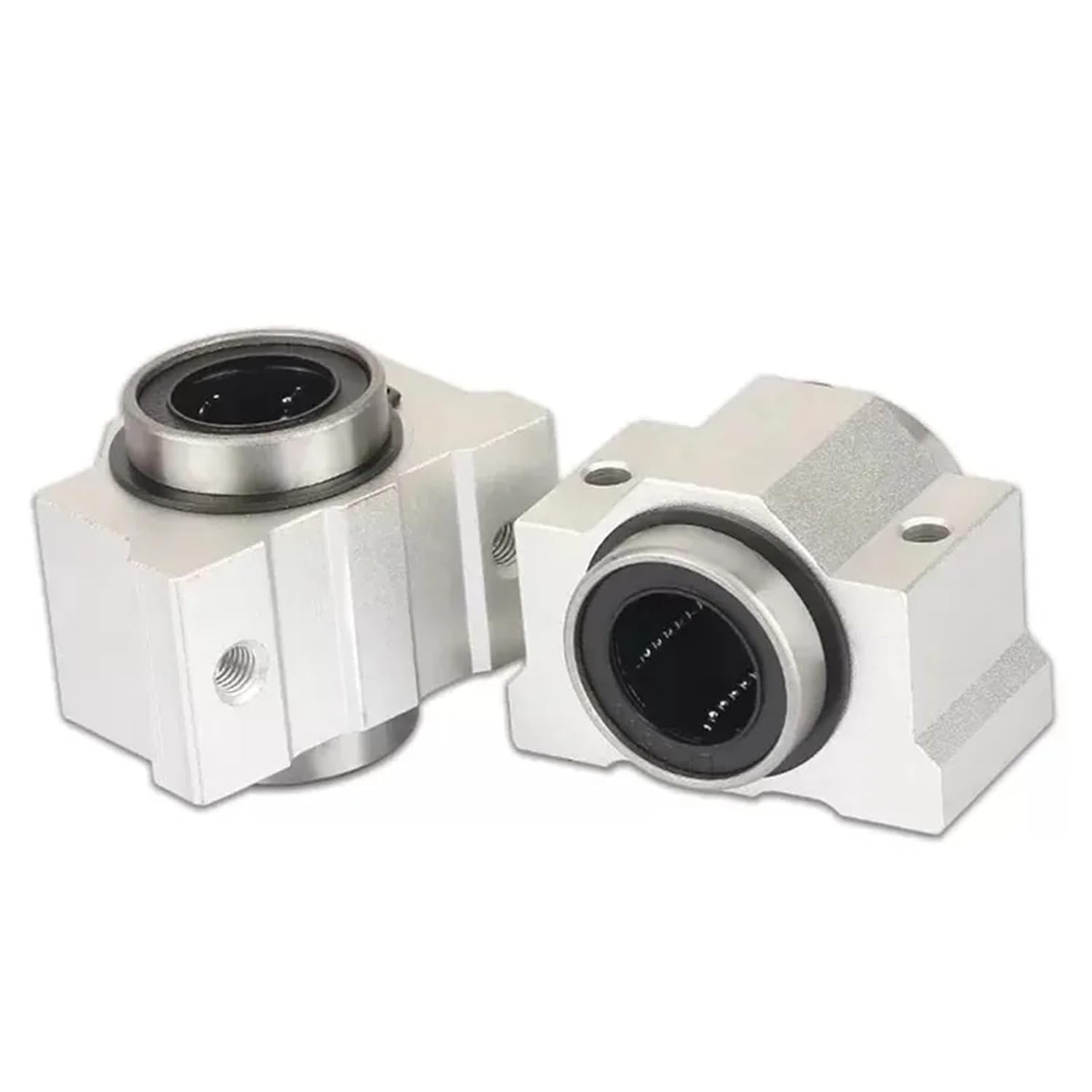 4PCS Ultra-Short Linear Bearing SC8 SC10V SC12 SC13S 16 SC20VUU Box Slider CNC Mechanical 3D Printer Bearing(SC8VUU)