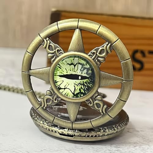 Image of Mini Obsidian Divination Mirror - Pocket Watch Case Design, Suitable for Witchcraft, Meditation, and Divination, Portable Witchcraft Tool