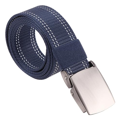 1pc Adjustable Outdoor Training Belt Lightweight Canvas Waist Band Plastic Buckle for Men and Women Dark and Breathable Material