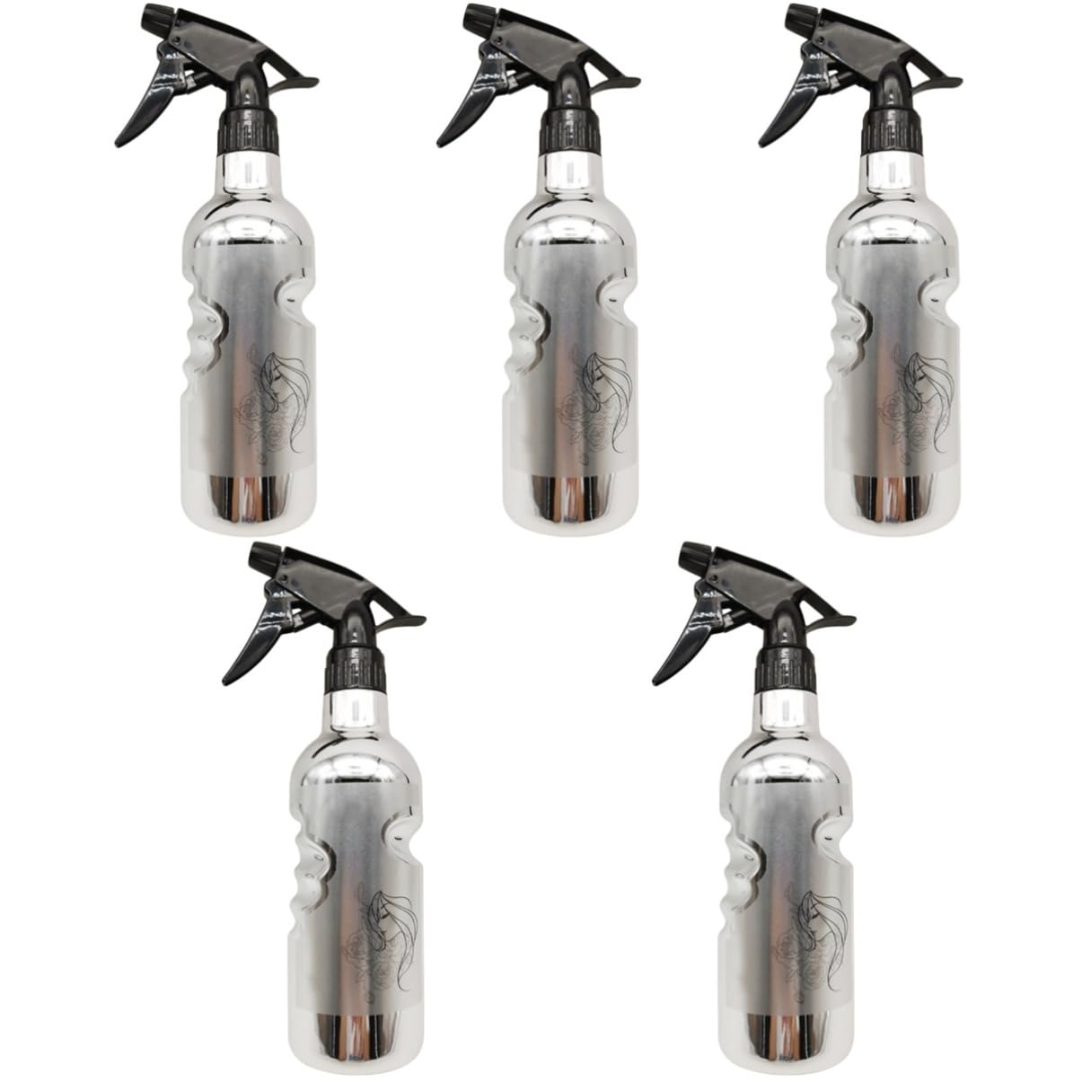 FRCOLOR 5pezzi Spray Per Parrucchieri Bottiglia Spray Ergonomica Di Alta Qualità Per Styling e Giardinaggio Ricaricabile e Resistente Design Confortevole e Pratico