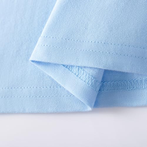 Image of Girls Cotton Long Sleeve Casual Cartoon Appliques Striped Jersey Dresses