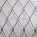 Flexible Stainless Steel Rope Mesh, Woven Wire Mesh with Snaps Hard and Heat Resisting Wire Mesh Animal Poultry Cage Net High Altitude Anti-Fall Metal Net, DIY Decorative ( Color : Dia3mm , Size : 5cm