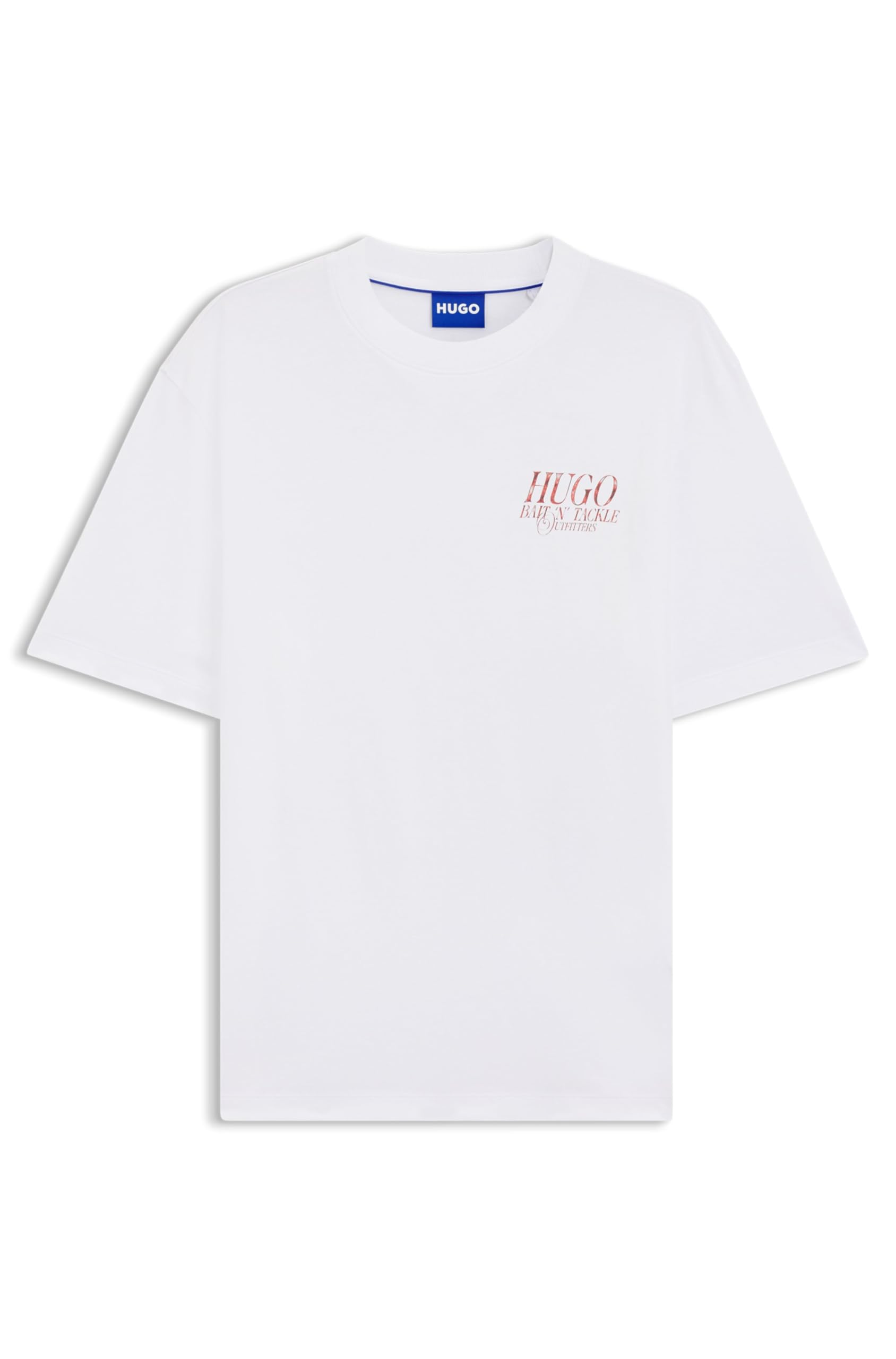 Hugo Men's T-Shirt, White 100, XXL