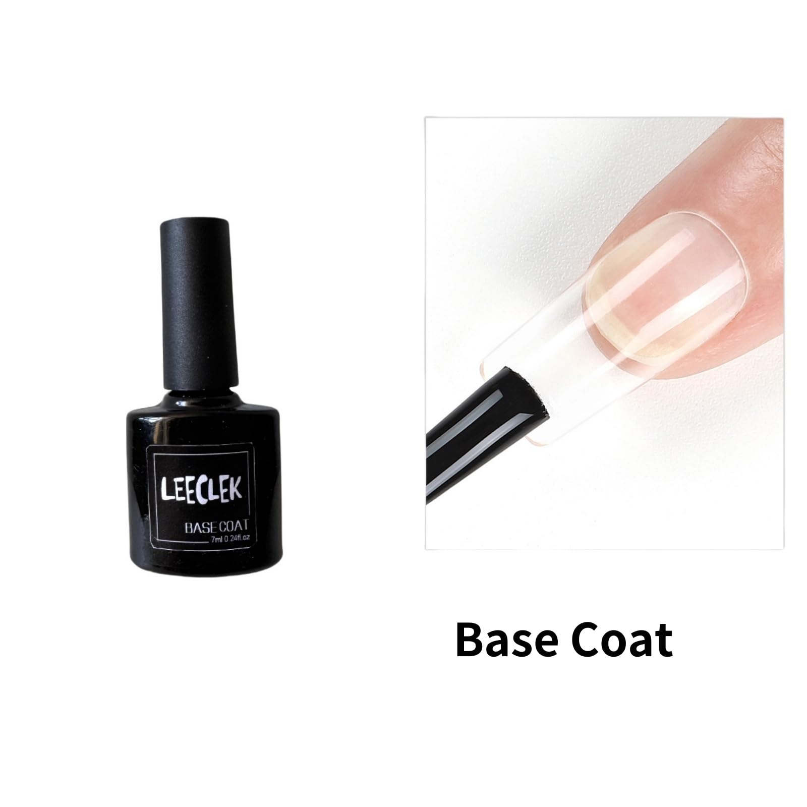 GAOY 16ml Rubber Base Gel, Jelly Builder Base Nail Gel Nude Sheer Pink, 3-in-1 Soak Off Nail Strengthener UV Light Cure, 03 Misty Nude