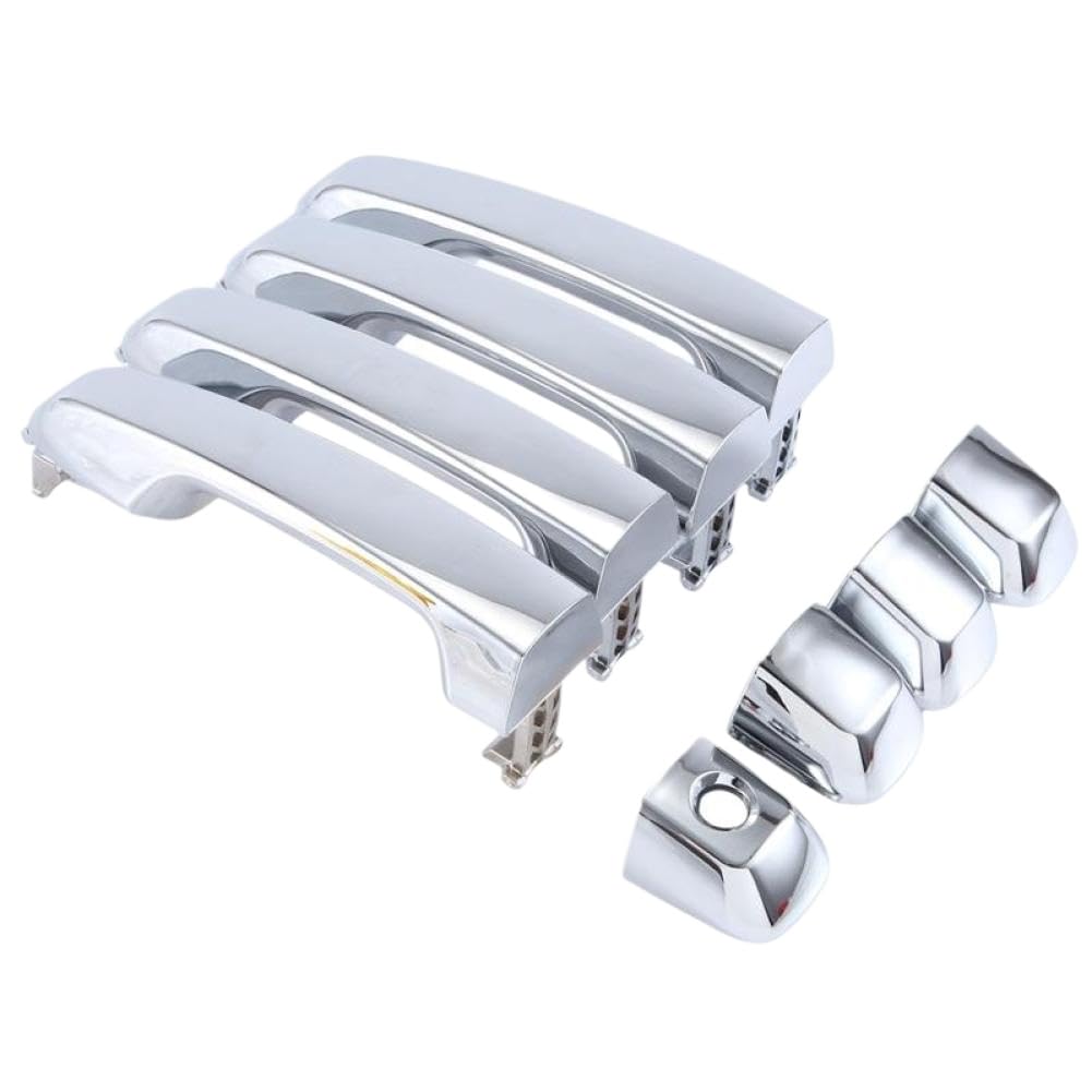 YMquqKTKw Exterior Door Pull Handle Set Compatible with 4Runner GX460 2010-2018 Replacement for 69211-60090