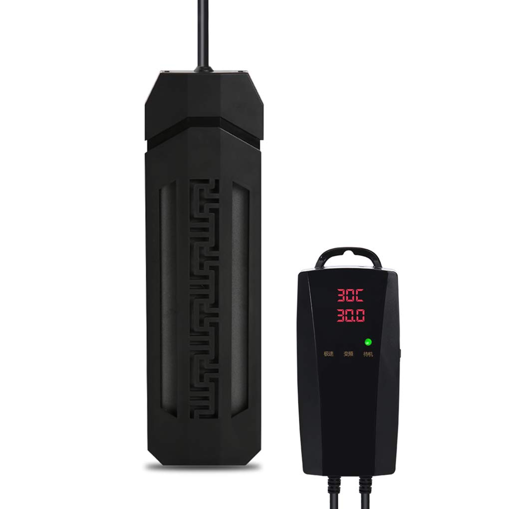 Calentador de Acuario Calentador sumergible para acuarios, Calentador automático de tanque de peces PTC de temperatura constante con controlador de temperatura externo y pantalla LED, a prueba de ex