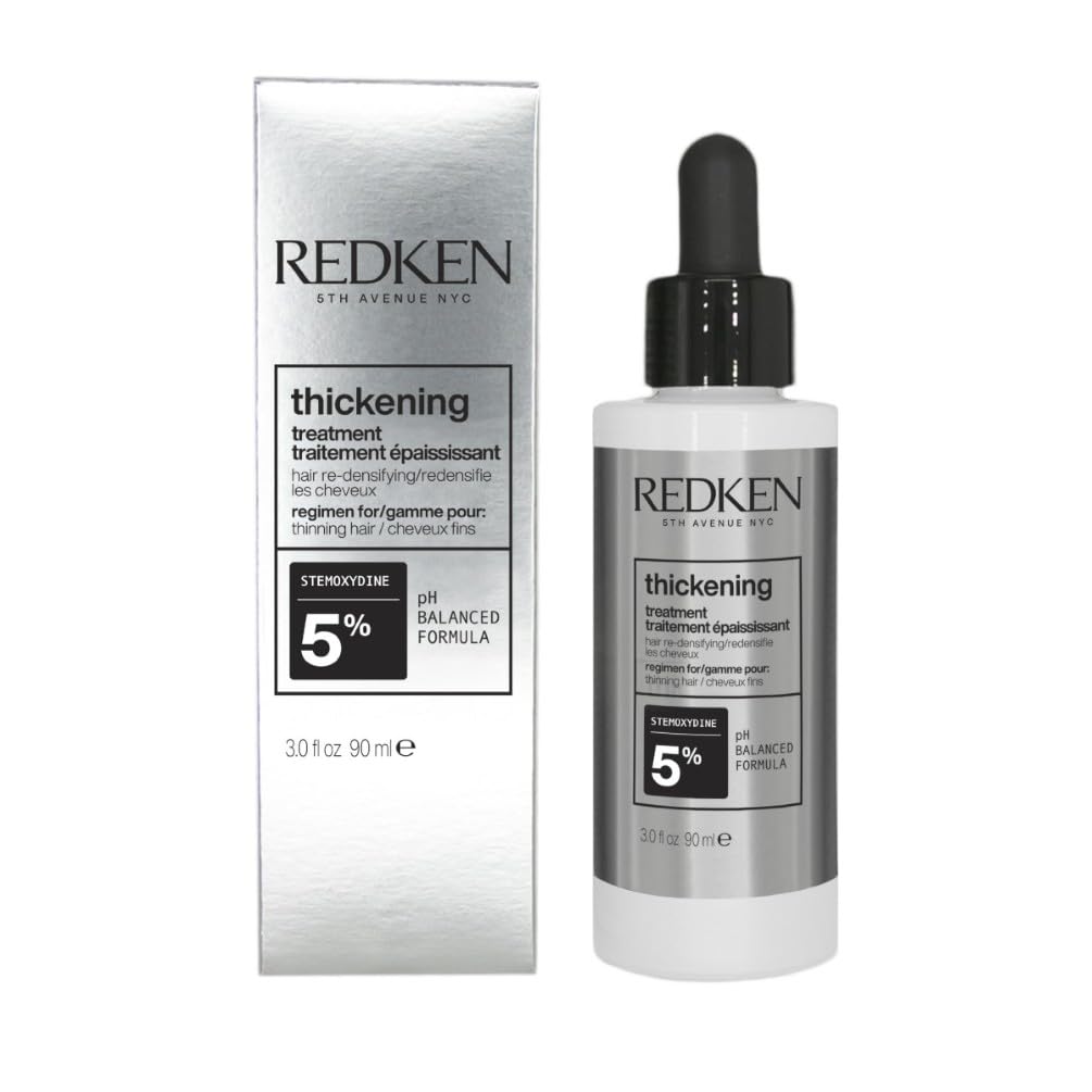 Redken Trattamento Professionale, Siero Leave-in per Capelli in Stato di Diradamento Progressivo, Cerafill Retaliate Stemoxydine 5%, 90 ml