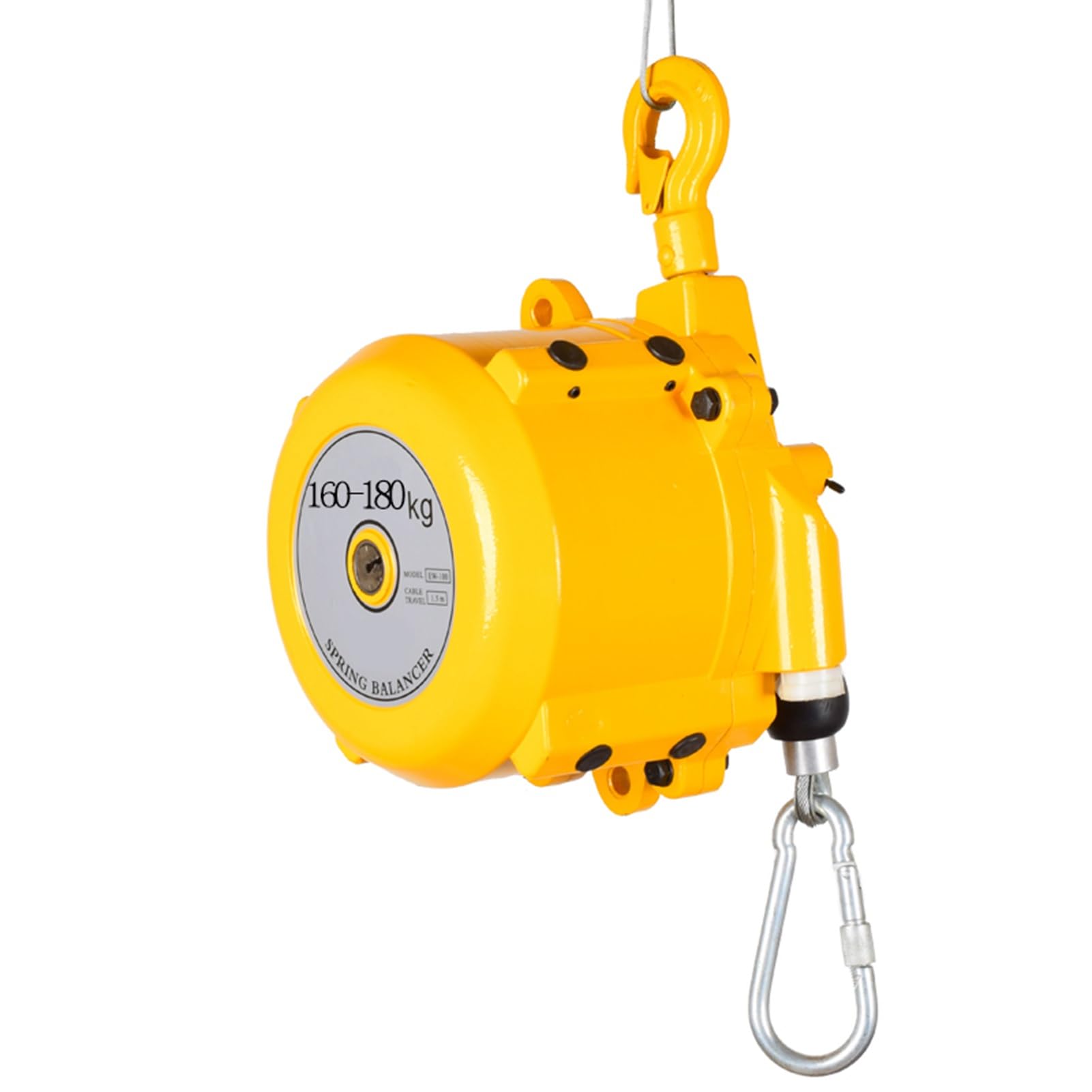 HYQOUKLR Telescopic Spring Balancer, Spring Balancer With Hook And Wire Rope, 1-200kg Load Capacity(160-180kg)