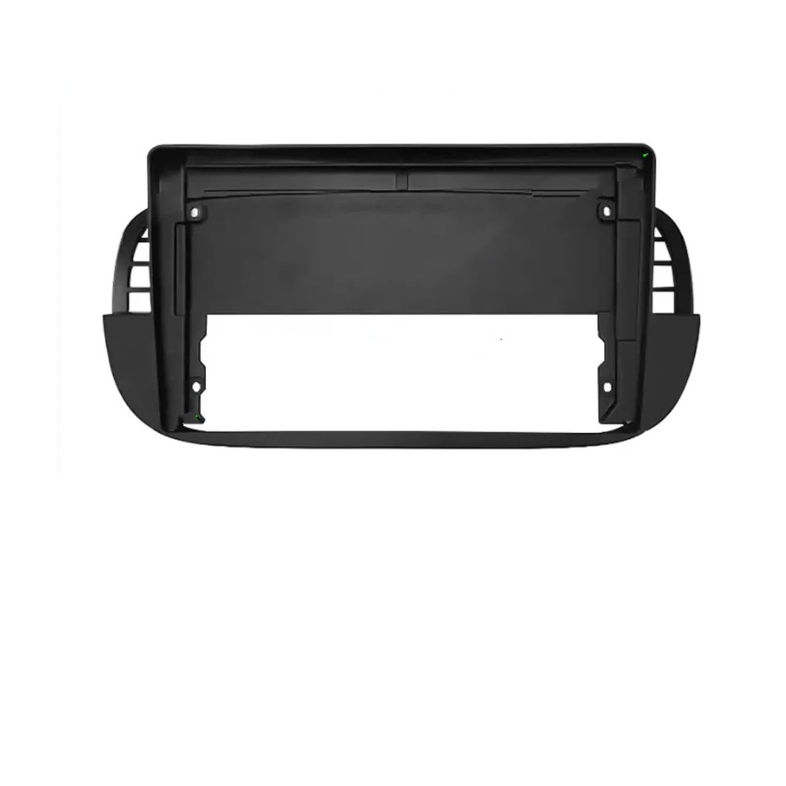 Façade Autoradio Cadre D'autoradio Fascias 9 Pouces Panneau 1DIN Faisceau Câblage Adaptateur Câble D'alimentation Décodeur Canbus Pour Fiat 500 312/FF 10–15 Cadre Radio