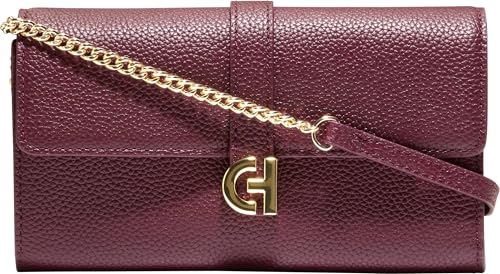 Cole Haan Wallet-On-A-Chain, Black Garnet