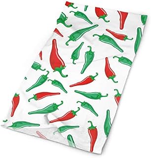 Techdecorhomee Magic Scarf Headwear Red Green Hot Chili Peppers Headbands Bandana Cap Scarf