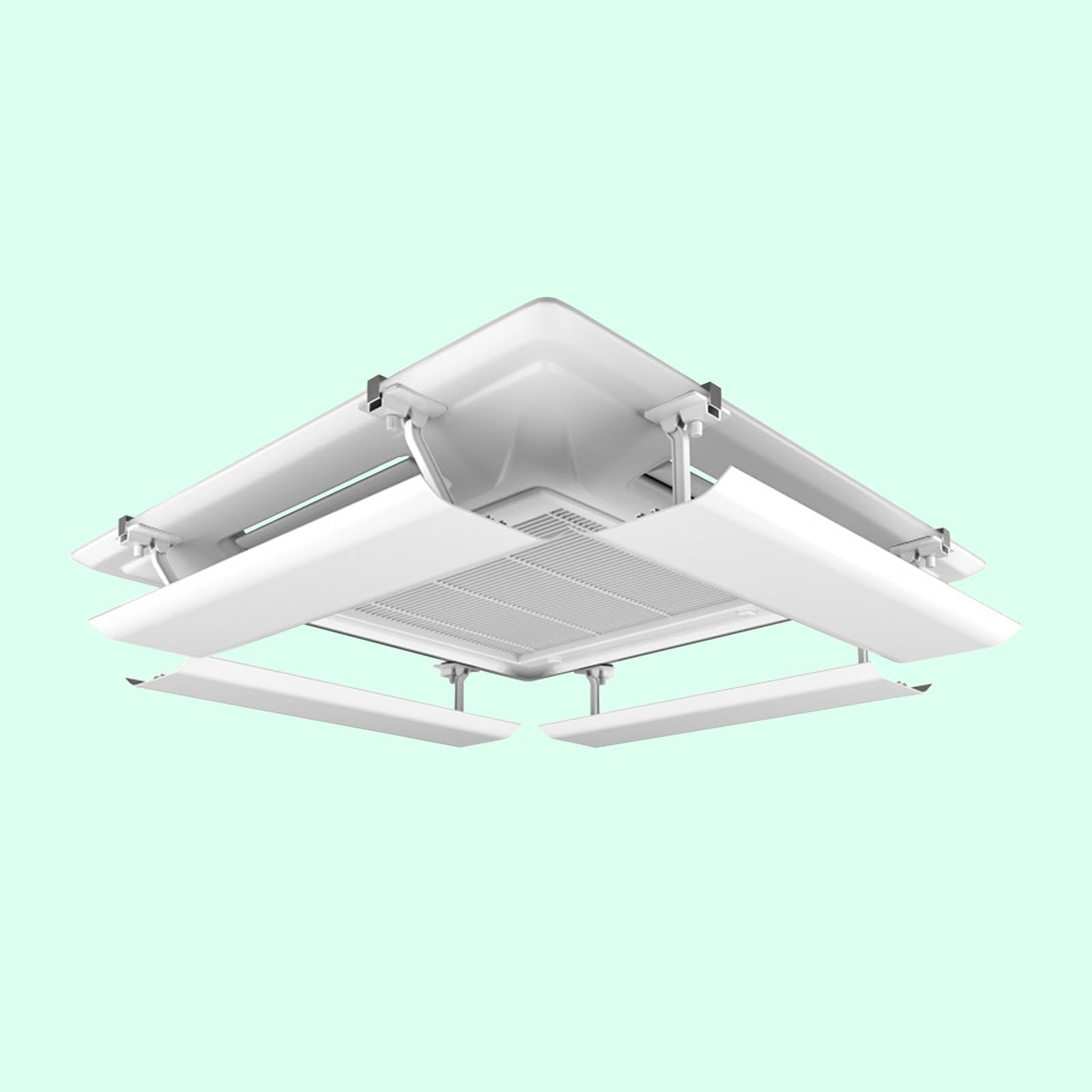 Déflecteur de ventilation central design et durable pour climatiseur de plafond