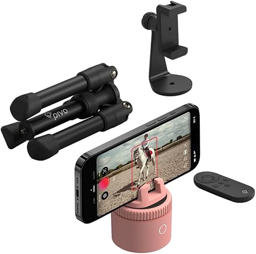Pivo Pod Influencer - Trípode de seguimiento facial automático para iPhone y Android, rotación de 360, esenciales para creadores de contenido con
