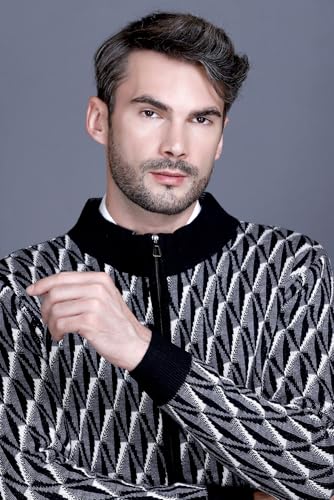 Image of GODFREY Full Sleeve Zipper Sweater for Man Winter Wear -Mens Woolen Sweaters Turtle Neck
