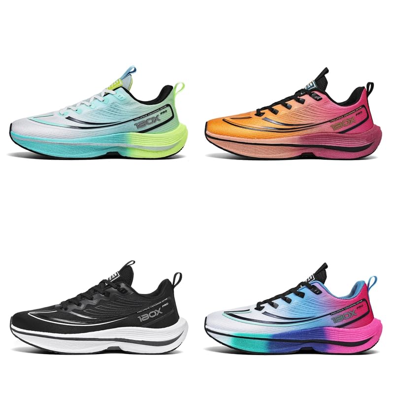 Men's Casual Mesh Breathable Sports Shoes Round Toe Thick Bottom Non-Slip Lace-Up Running Shoes Suitable for Daily Walking Tennis2