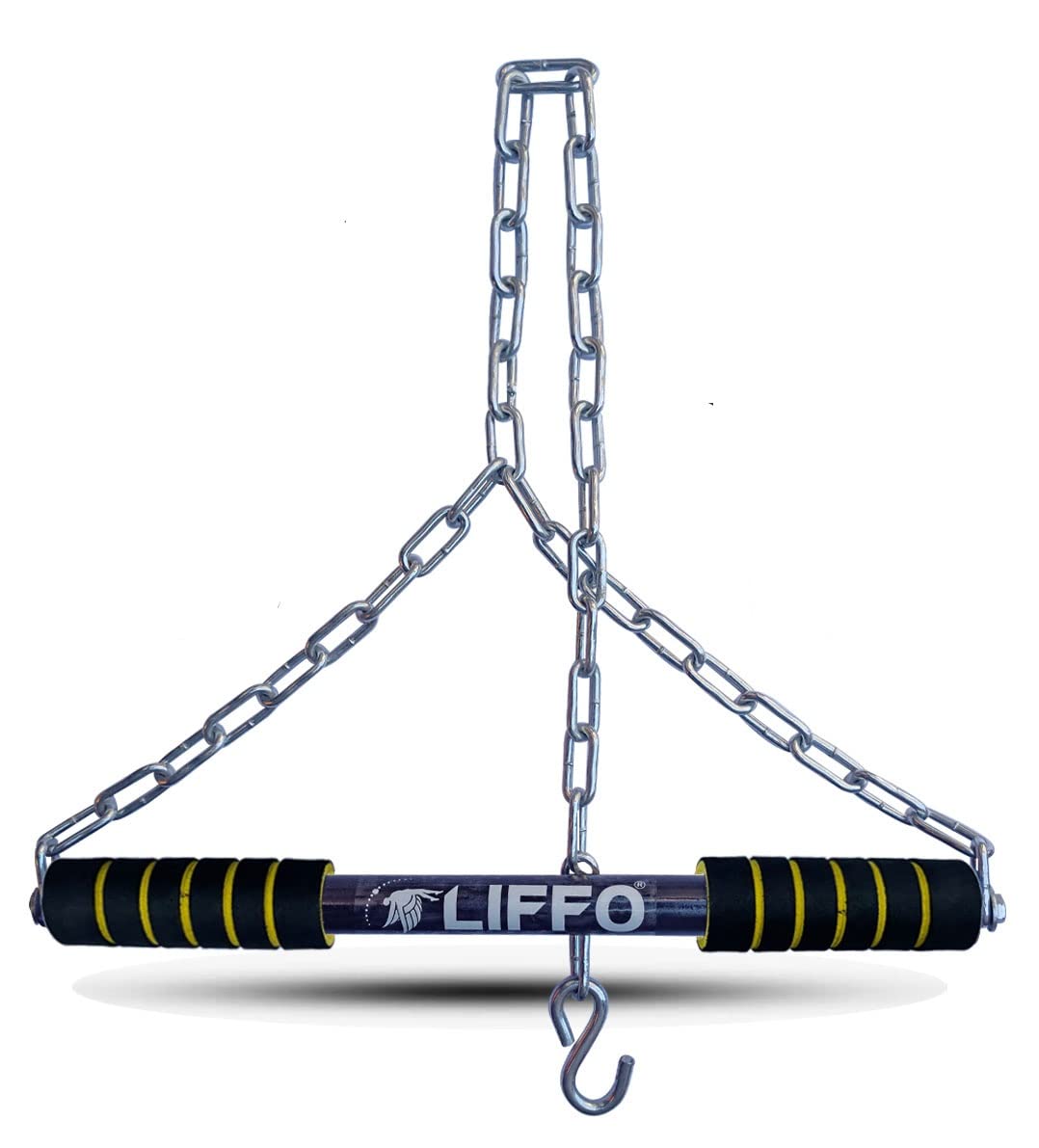 Liffo® Steel Pull Up Chin up Bar, Steel Chin Up, Sangal Rod with Chain Hanging